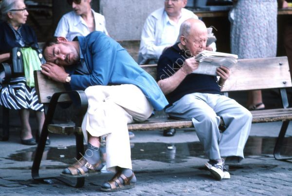 Spaniards, Plaza Mayor, Madrid